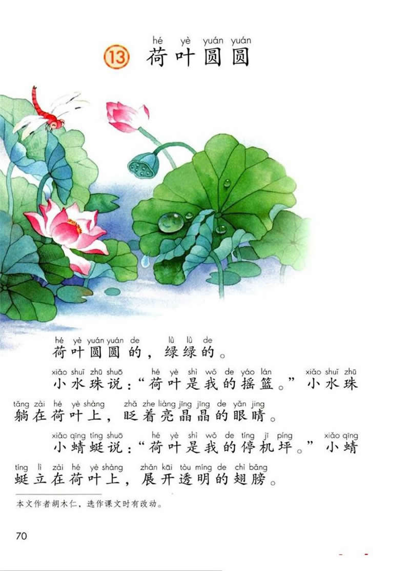 第13課《荷葉圓圓》